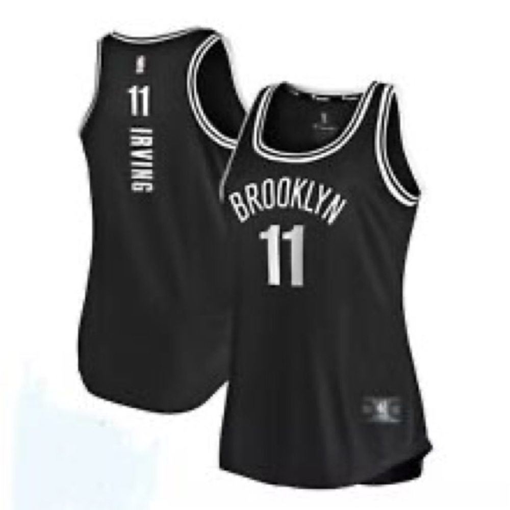 Fanatics Kyrie Irving Brooklyn Nets Tank Jersey Black